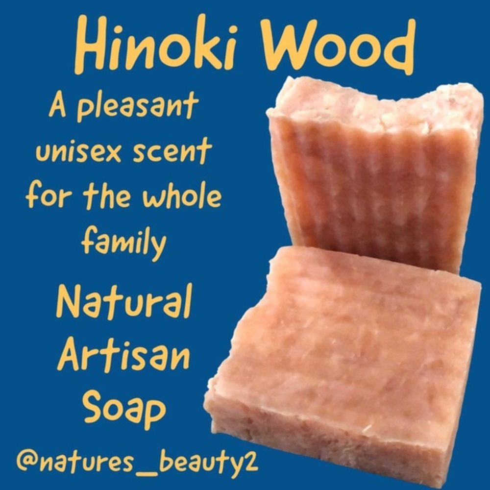 Hinoki Wood home crafted lux body soap 🧼
